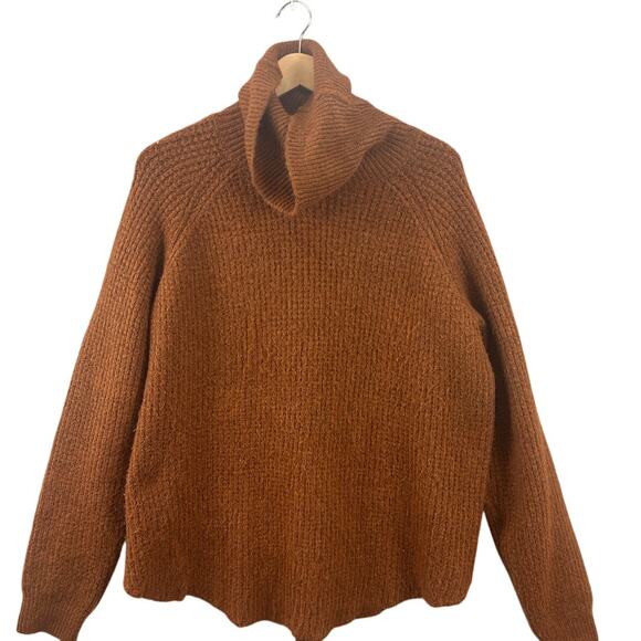 Kuhl Sweaters - KÜHL Alpaca Blend Turtleneck Sweater Brown Textured Knit Women’s XL